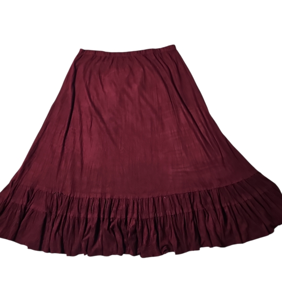 Coldwater Creek Dresses & Skirts - Coldwater Creek Rich Burgundy Skirt